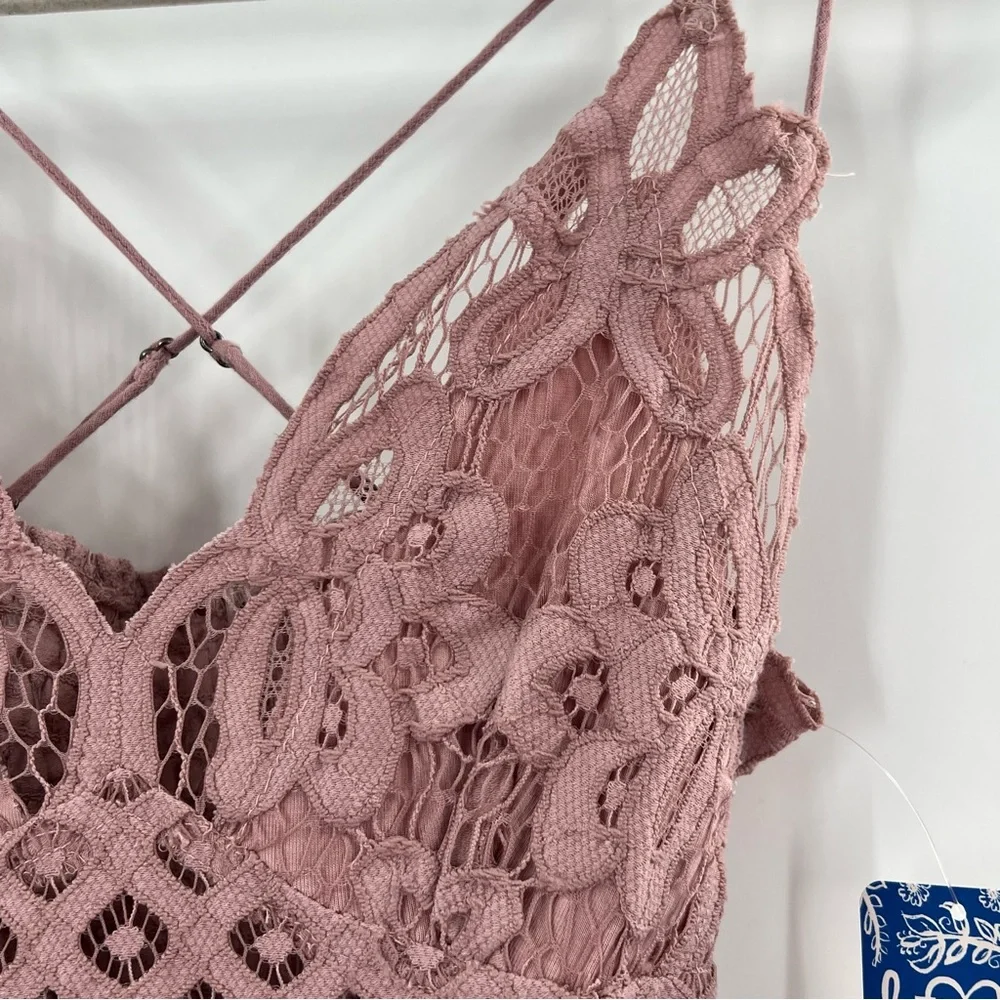 Free People NWT FP One Adella Cami in Mauve size Small